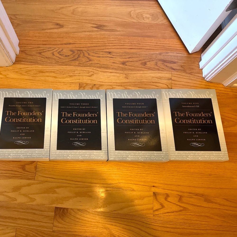 The Founders' Constitution Soft Cover Complete Five Volume Set - Picture 4 of 4